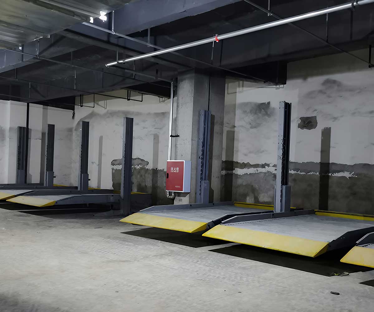 双层机械立体停车设备的安装工艺方案